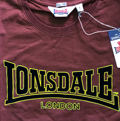T-shirt LONSDALE LONDON CLASSIC Czarna