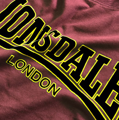 T-shirt LONSDALE LONDON CLASSIC Czarna