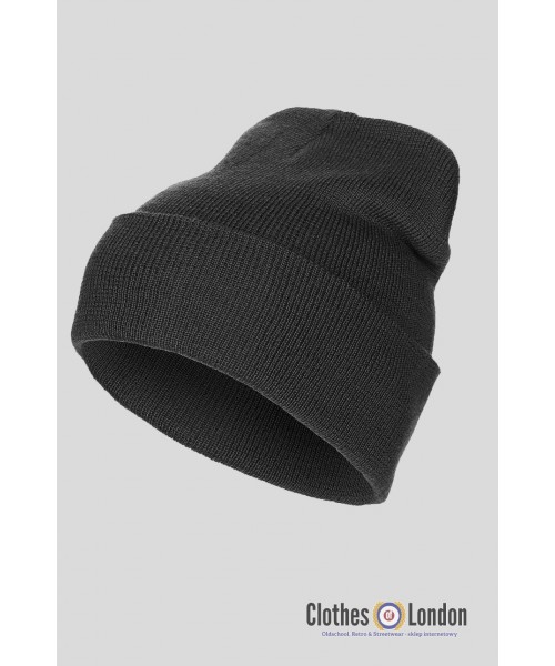  Wełniana czapka zimowa "Dokerka" MAX FUCHS czarna