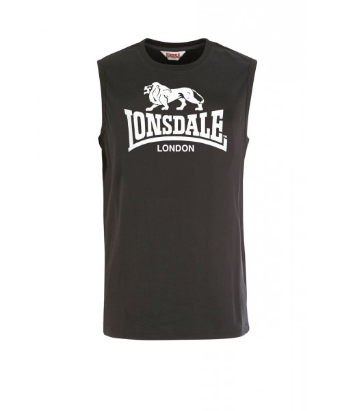Koszulka bez rękawków TANK TOP LONSDALE LONDON CLOPTON czarna