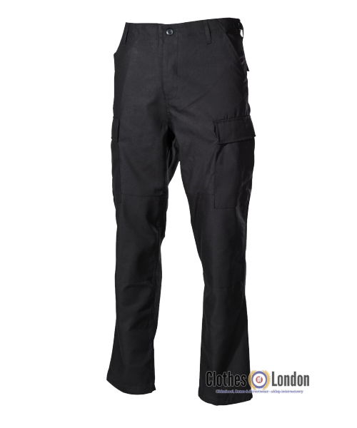 Spodnie bojówki Max Fuchs US BDU Czarne