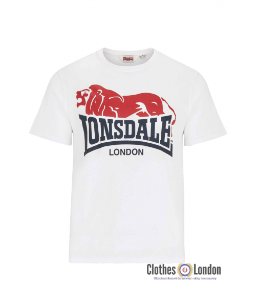 T-Shirt LONSDALE LONDON BERRY HEAD biały 