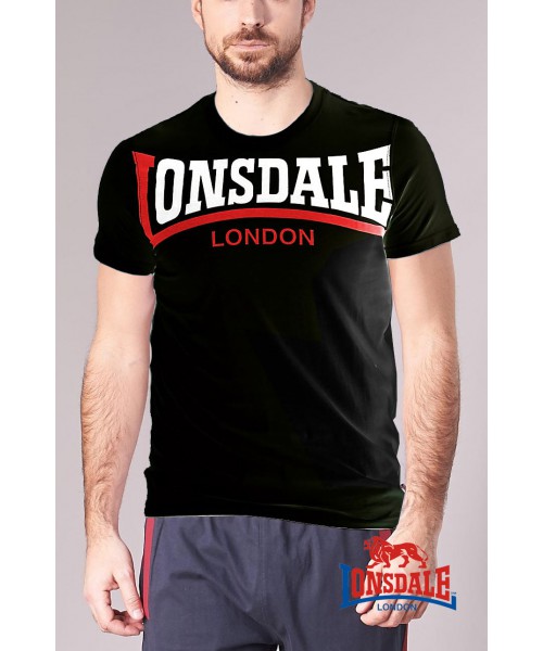 T-shirt LONSDALE LONDON CREATON Czarna