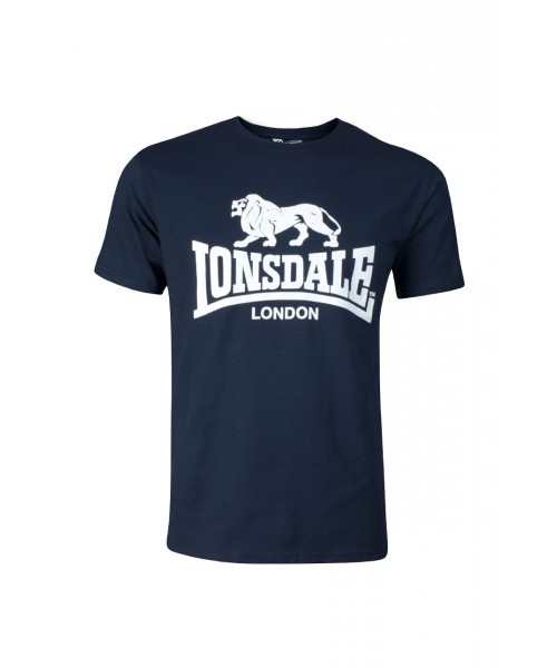 T-shirt LONSDALE LONDON LOGO Granatowy