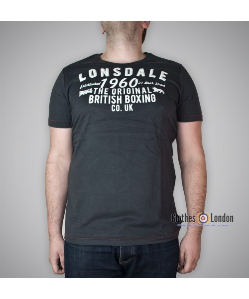 T-shirt Lonsdale London Norwich Ciemnoszary