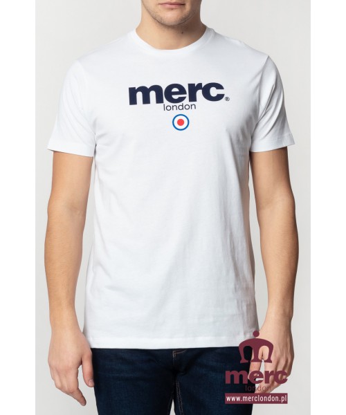 T-shirt MERC LONDON Brighton Biały 