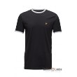 T-Shirt LYLE & SCOTT RINGER czarno-biała