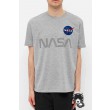T-shirt NASA ALPHA INDUSTRIES Reflective Szara