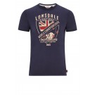 T-Shirt  LONSDALE LONDON SHORNE granatowy