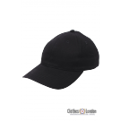 Bawełniana czapka z daszkiem BEJSBOLÓWKA MAX FUCHS Czarna