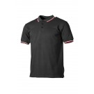 Koszulka polo MAX FUCHS Streifen z biało / czerwonymi paskami