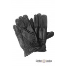 Skórzane rękawiczki z ochraniaczami MAX FUCHS czarne