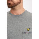 T-Shirt LYLE & SCOTT CREW NECK ciemnoszary