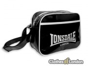 Torba na ramię Lonsdale London Flight Bag Czarno/Biała