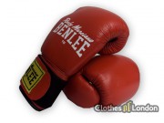 Skórzane rękawice bokserskie Ben Lee  Fighter Czerwone