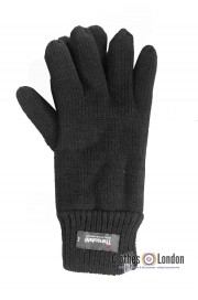 Rękawiczki z materiału MAX FUCHS Thinsulate™ Czarne 