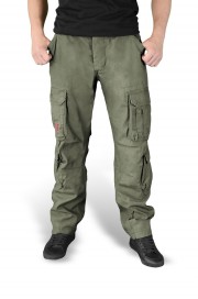 Spodnie bojówki Airborne Vintage Slimmy Trousers  Oliwkowe