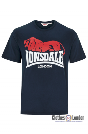 T-Shirt LONSDALE LONDON BERRY HEAD granatowy