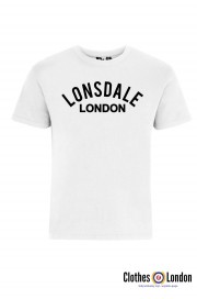 T-shirt LONSDALE LONDON BRADFIELD Biały