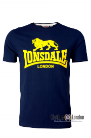 T-shirt Lonsdale London Classic Smith Reload Granatowy