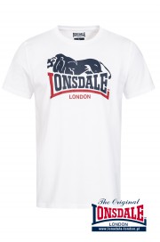 T-shirt LONSDALE LONDON HOPPERTON Biały
