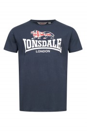 T-shirt LONSDALE LONDON STOURTON granatowa