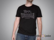 T-shirt Lonsdale London Classic Smith Reload Czarny