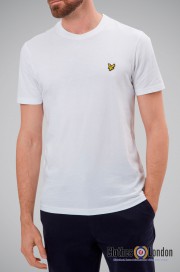 T-Shirt LYLE & SCOTT CREW NECK biały