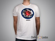 T-shirt Merc London Hamond Granville Biała