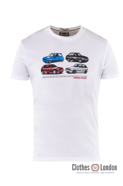 T-shirt WEEKEND OFFENDER CARS Biały 