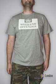  T-shirt Weekend Offender Prison Szara
