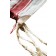 CHUSTA ARAFATKA Mil tec 110 x 110 cm biało – czerwona