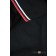 Koszulka Polo Merc London Card Czarna Biało/Czerwone paski 