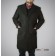 Płaszcz CROMBIE RELCO 3/4 Overcoat Czarny